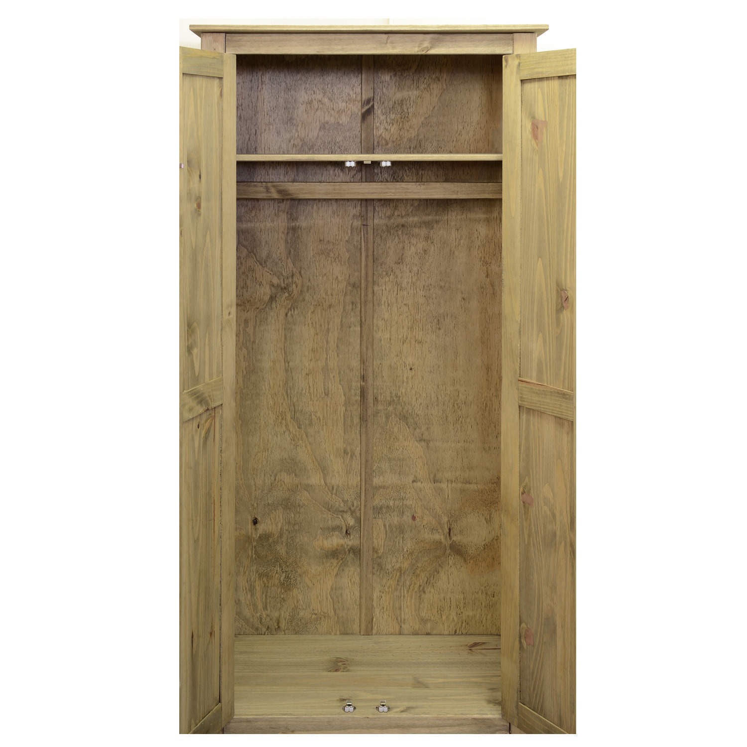 Read more about Solid pine 2 door double wardrobe panama seconique